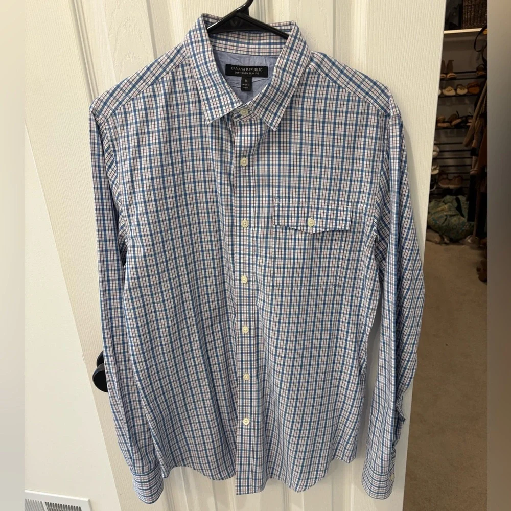 Banana Republic Men’s Plaid Shirt